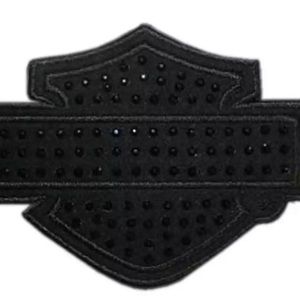 Harley-Davidson Blank Bar & Shield Studded Patch